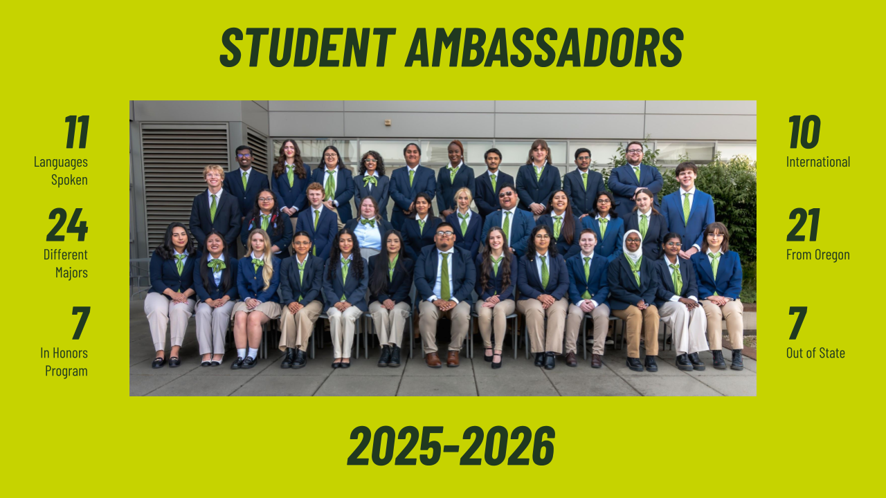 Student Ambassador 2025-2026 team photo 